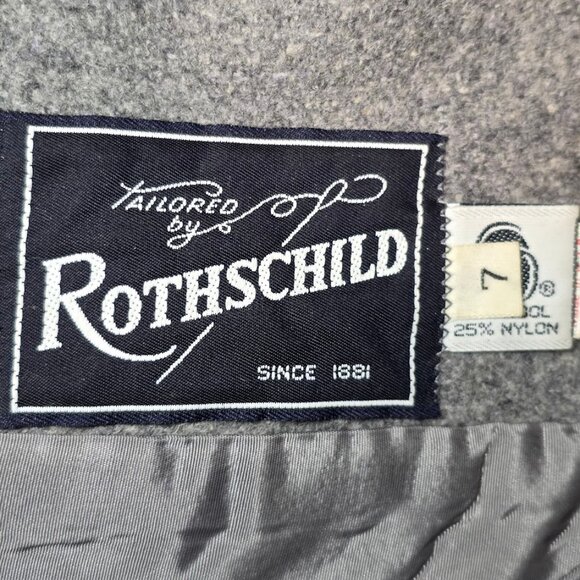 Vintage Rothschild Wool Coat Velvet Collar size 7 - Picture 15 of 16